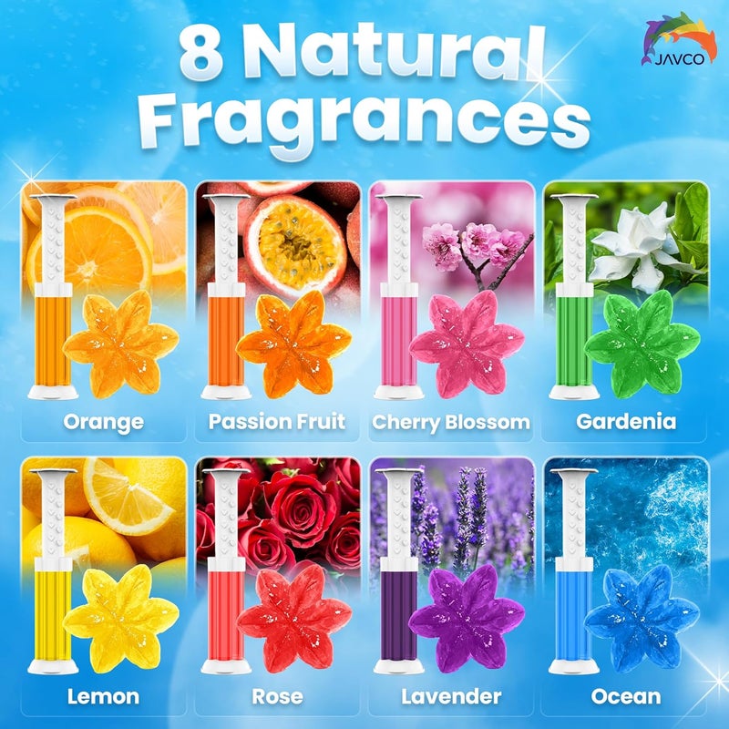 JAVCO -96 زهور- طابع جل المرحاض العطري | معطرات المرحاض (رائحة مختلطة) - Image 2